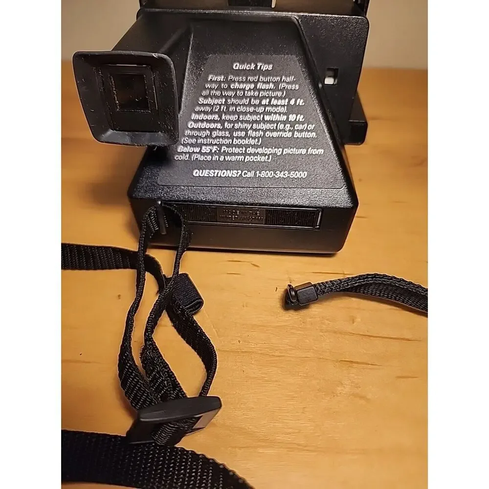 Polaroid Instant Camera 600 Business Edition, Black, Great Condition